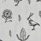 ＋HAyU fabric ～Bird～ 綿麻シーチング 刺繍