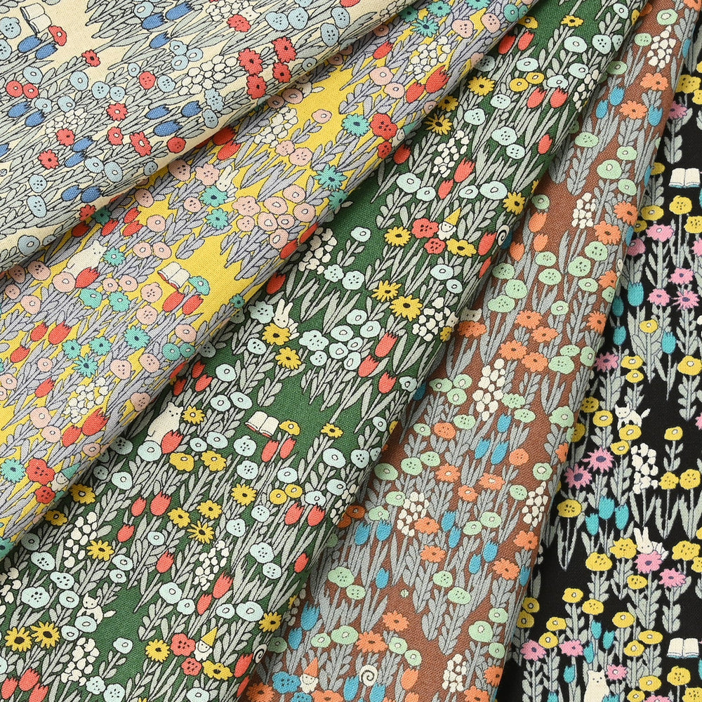 (無料サンプル)marble SUD/マーブルシュッド Kobito Flower ～綿麻シーチング～