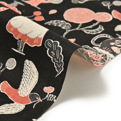 Sanae Sugimoto "Humming Flower" 綿麻シーチング