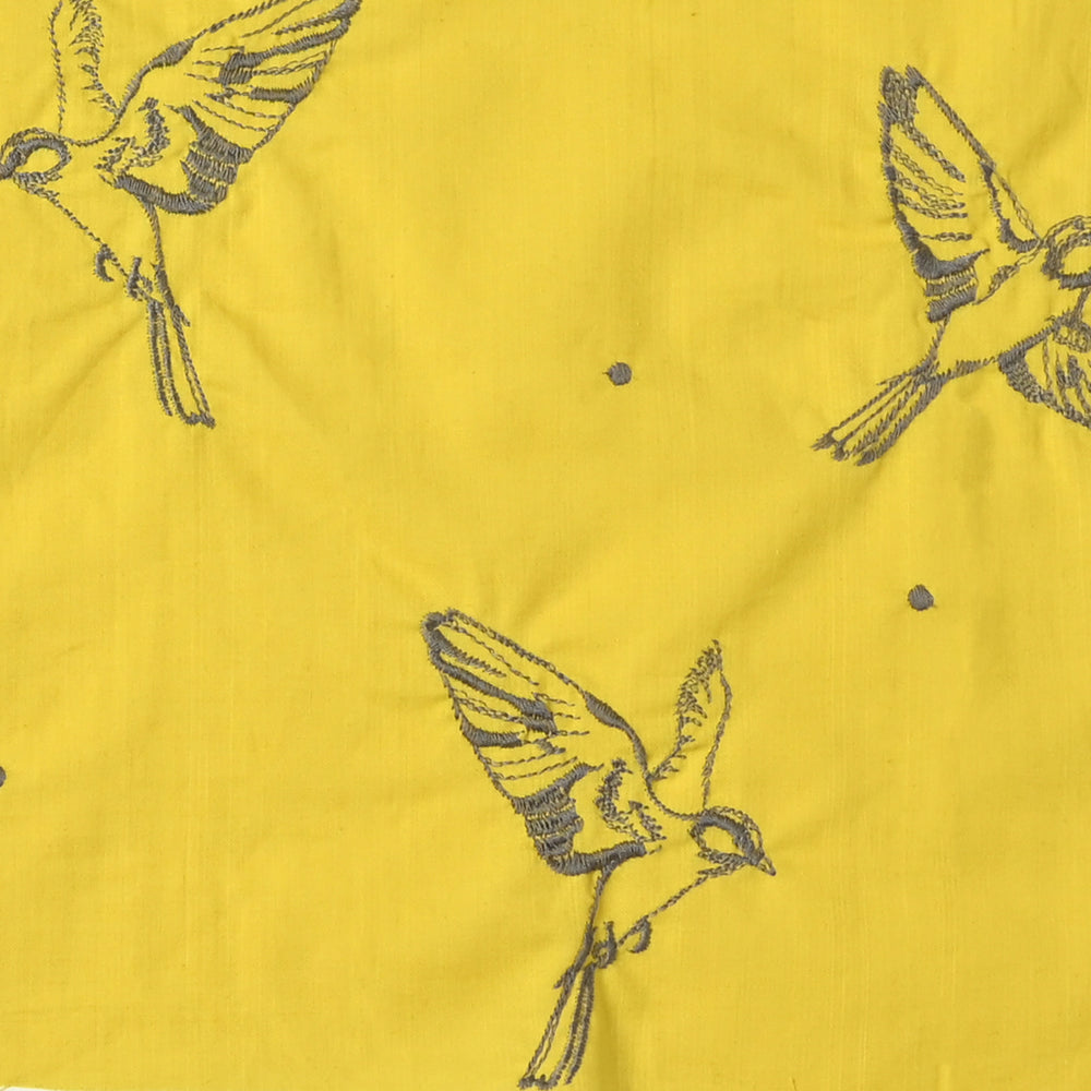 echino/エチノ 2022 ～bird～ 綿麻シーチング 刺繍