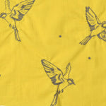 (無料サンプル)echino/エチノ 2022 ～bird～ 綿麻シーチング 刺繍
