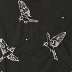 (無料サンプル)echino/エチノ 2022 ～bird～ 綿麻シーチング 刺繍