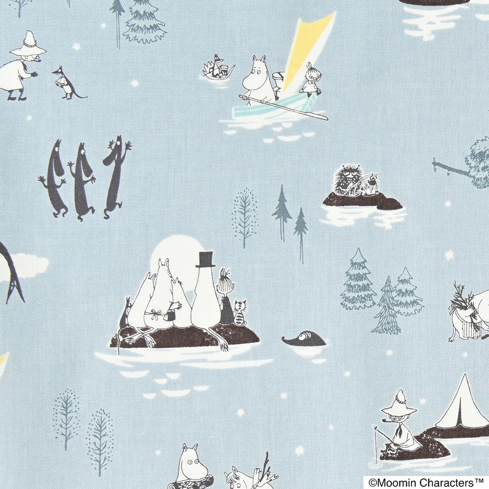 MOOMIN ムーミン ～さあ、漕ぎだそう～ 綿100%ビエラ