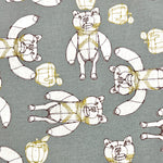 (無料サンプル)＋HAyU fabric ～HAyU BEAR～ 綿麻キャンバス