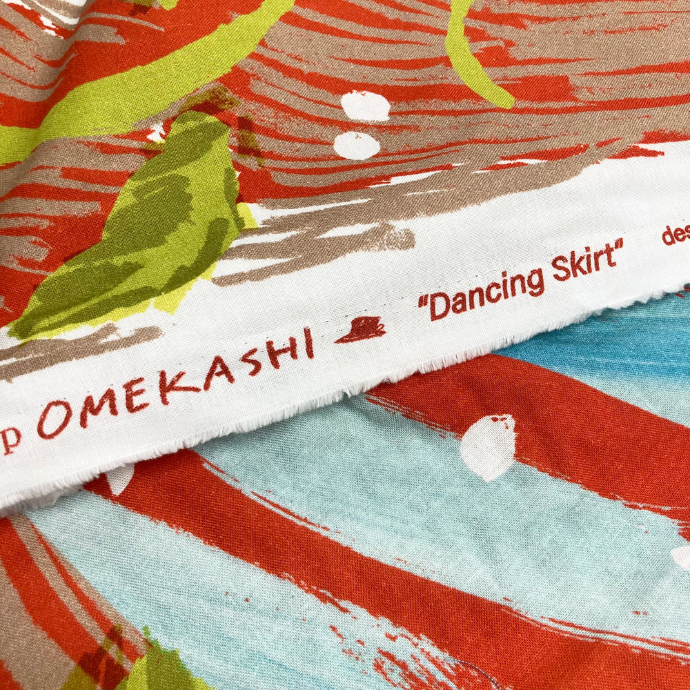 OMEKASHI design by Fuyuka Kobayashi ～ Dancing skirt ～ 綿100％シーチング