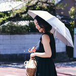【晴雨兼用】 coccaの日傘 shimauma シマウマ（折りたたみ傘） - cocca