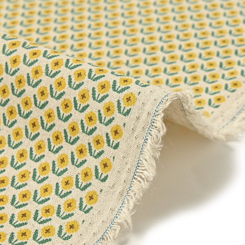 stich cloth チューリップ ～綿麻キャンバス～