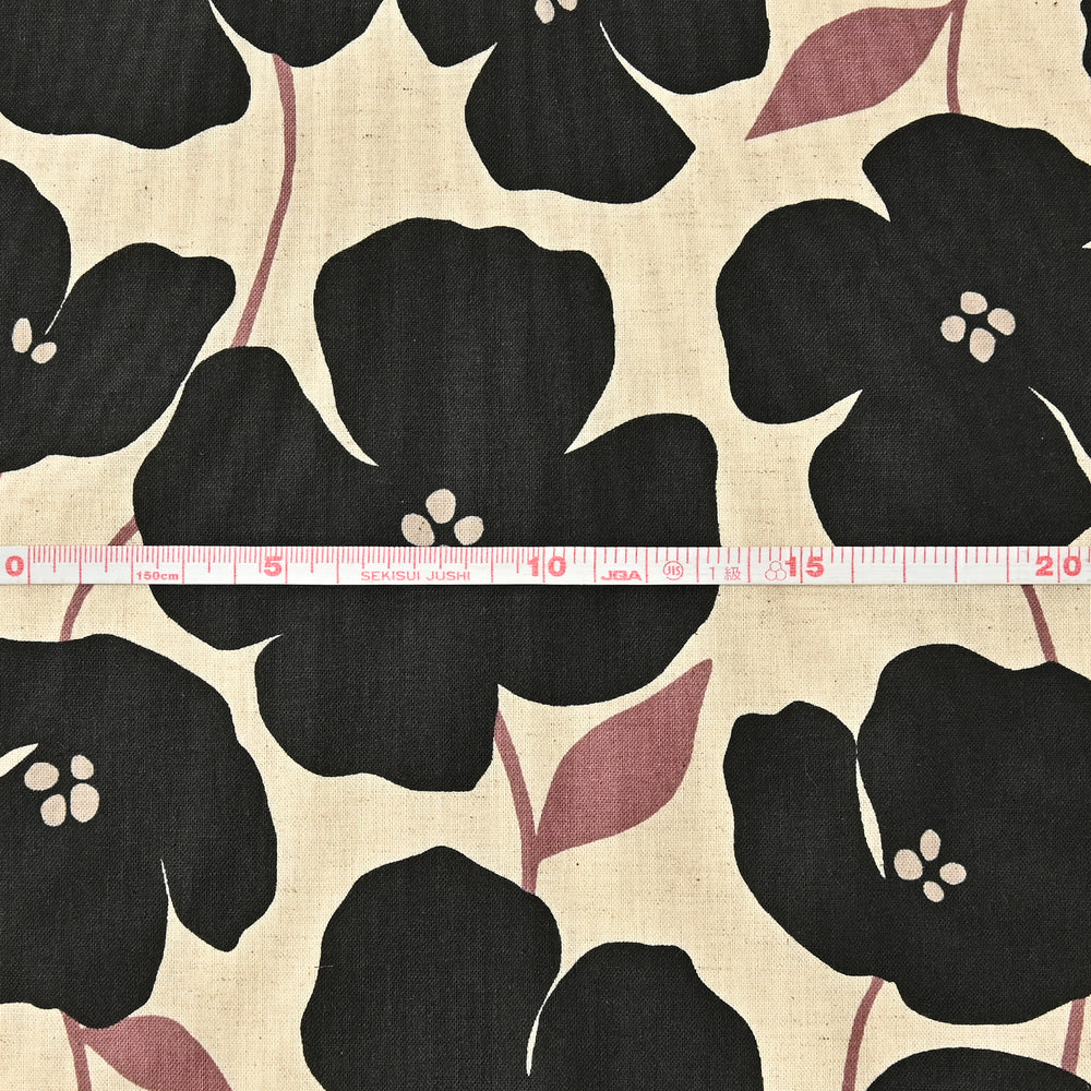 cocca(コッカ) ｜生地通販｜【SALE】Jumbo Floral Print 綿麻シーチング