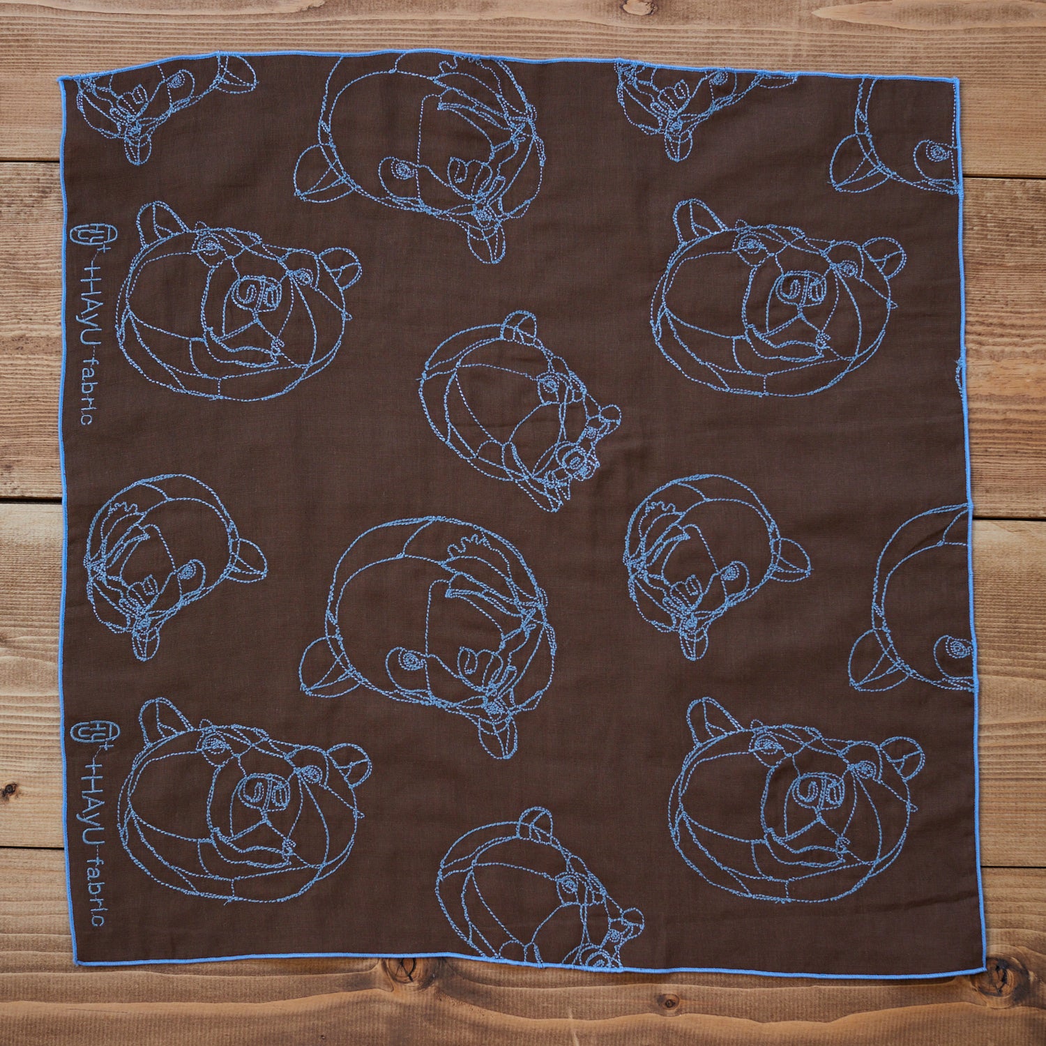 cocca(コッカ) ｜生地通販｜+HAyU fabric ～BEAR～ 綿100%ダブル