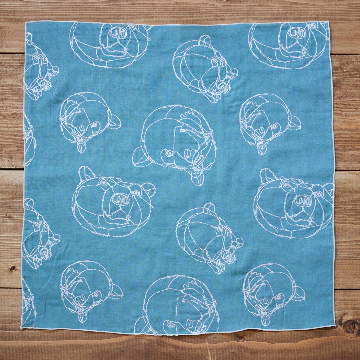 cocca(コッカ) ｜生地通販｜+HAyU fabric ～BEAR～ 綿100%ダブルガーゼ 