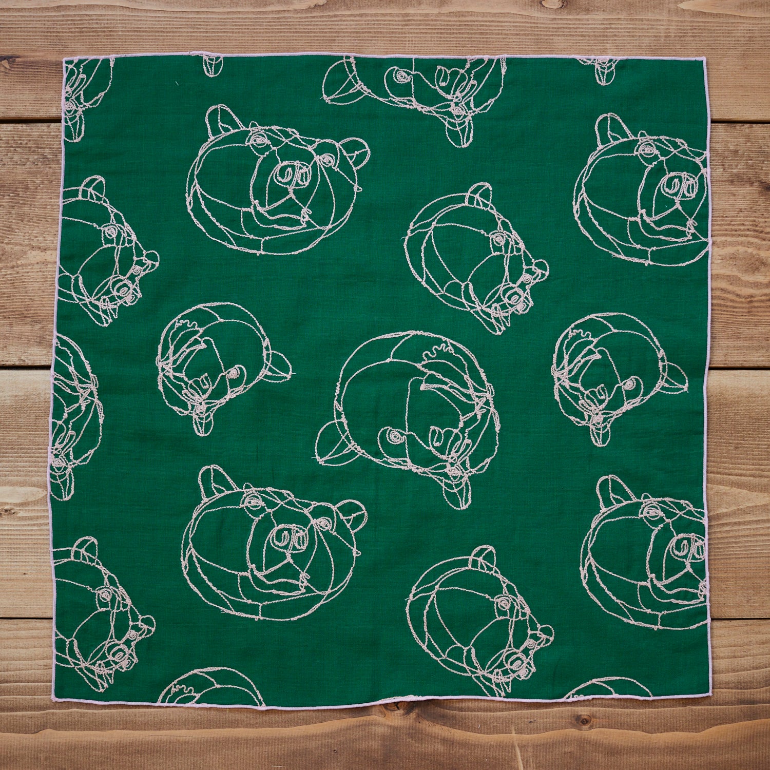 cocca(コッカ) ｜生地通販｜+HAyU fabric ～BEAR～ 綿100%ダブル