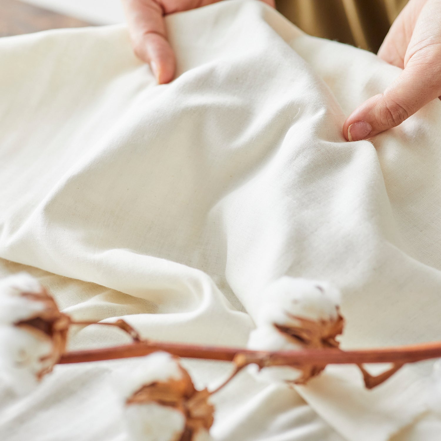 【ロングセラー】日本製 オーガニックコットンダブルガーゼ - cocca