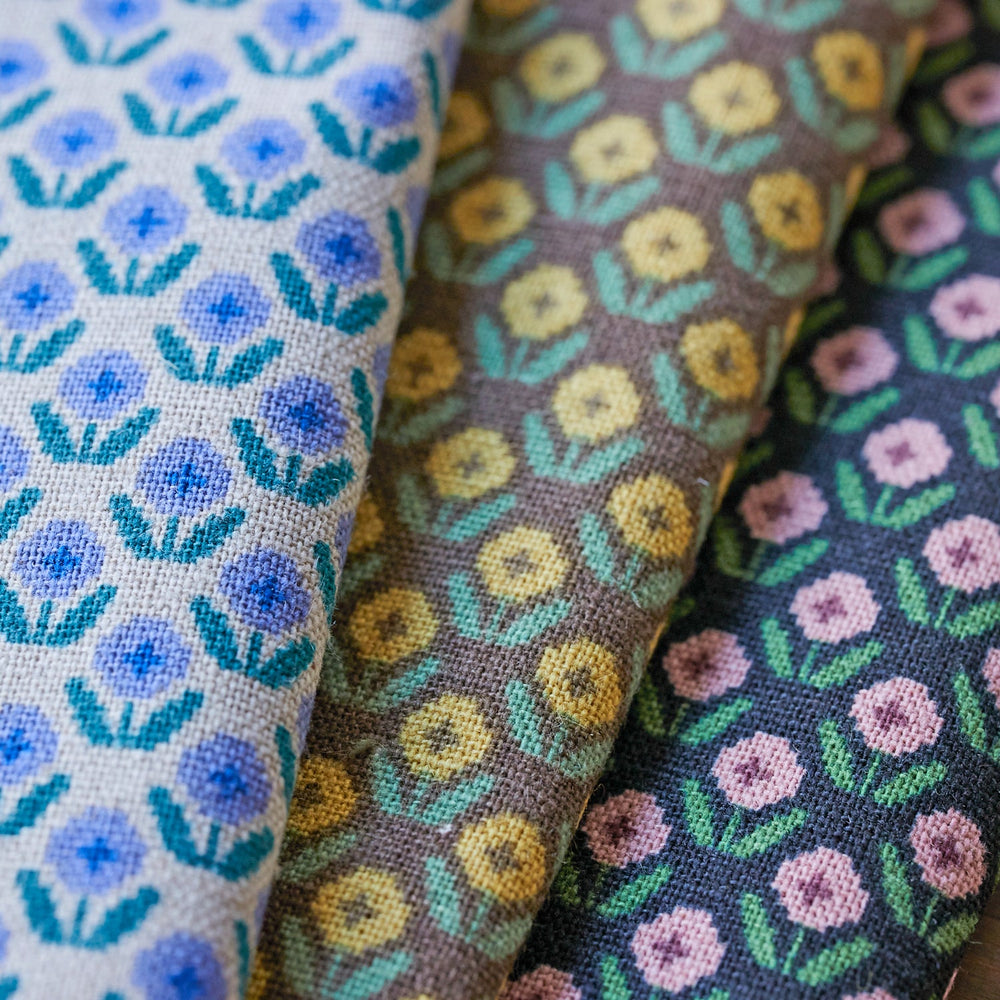 (無料サンプル)stich cloth チューリップ ～綿麻キャンバス～