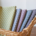 【SALE】stich cloth タイル柄 ～綿麻キャンバス～
