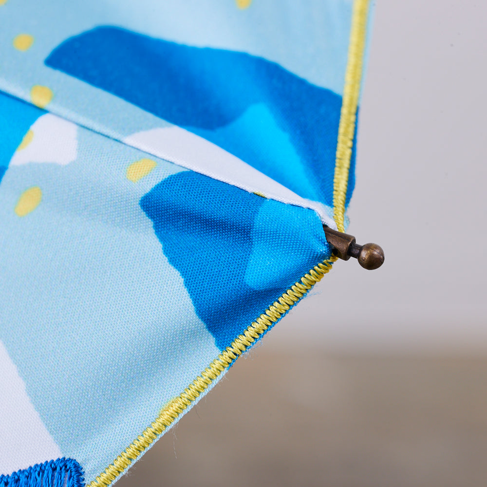 【晴雨兼用】coccaの日傘雨傘 Kumo ‐雲- 刺繍(折りたたみ)