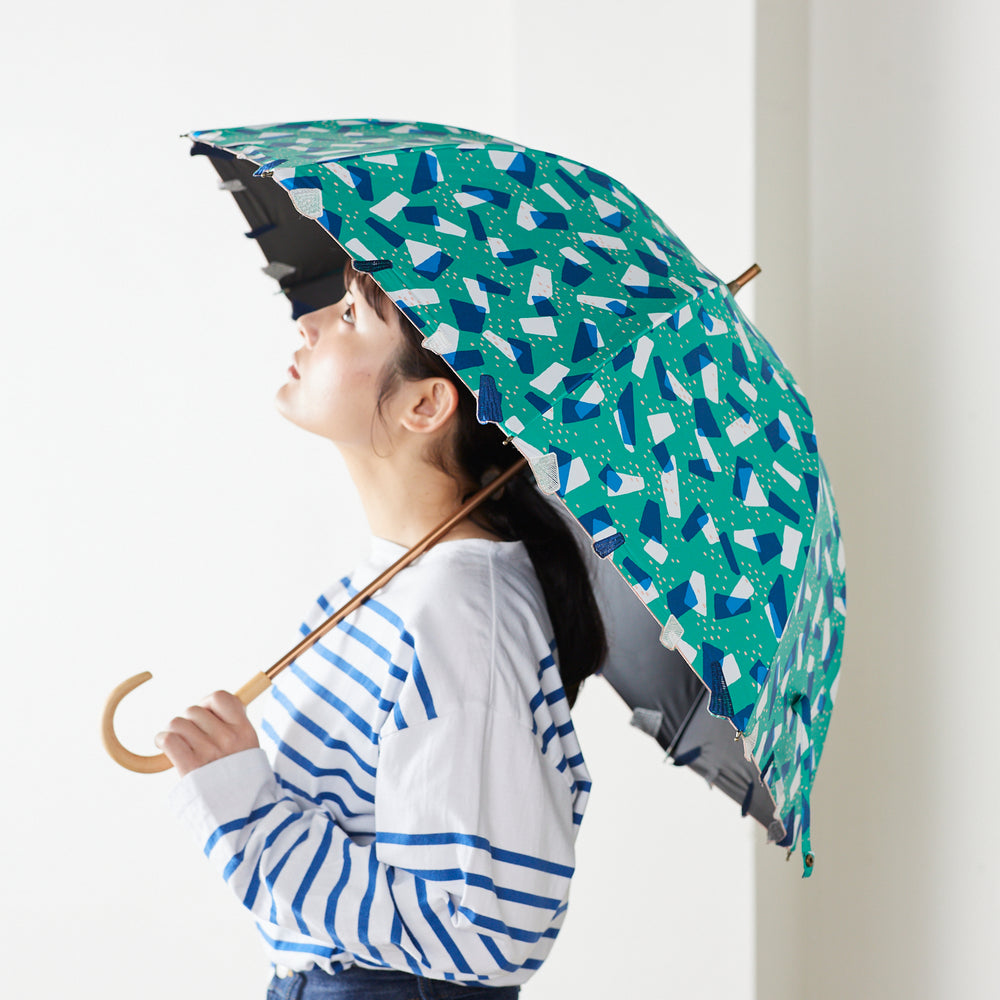 【晴雨兼用】coccaの日傘雨傘 Kumo ‐雲- 刺繍(ショート)