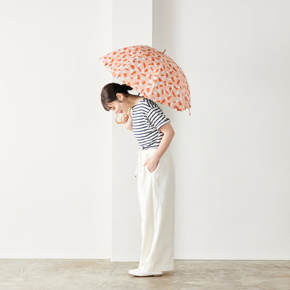【晴雨兼用】coccaの日傘雨傘 Kumo ‐雲- 刺繍(ショート)